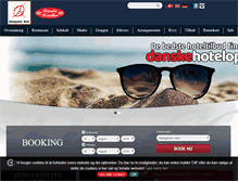 Tablet Screenshot of oestergaardshotel.dk